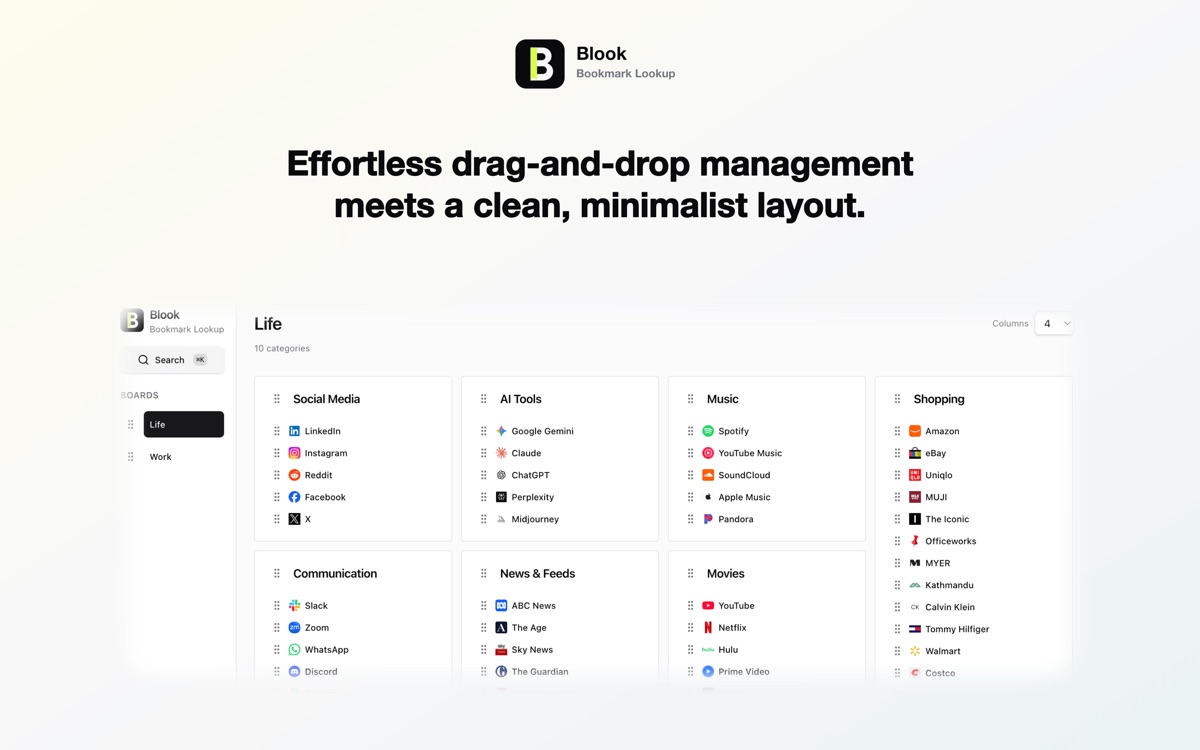 Blook product screenshot 1